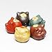 YXHUPOT Teapet 5pcs Pig Fu Happy Prosperity Good Lucky Decoration fengshui Gift