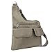 Travelon Anti-Theft Cross-Body Bag, Stone, Two Pocket