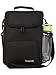 InsigniaX Crossbody Lunch Bag Cool Back to School Lunch Box/Cooler/for Adult Women Men Work Girls Boys with Shoulder Strap Water Bottle Holder H: 11.8