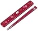 Skater Japanese Rabbit Blossom Chopstick and Case, Red
