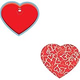 Carson Dellosa - Hearts Mini Colorful Cut-Outs, Classroom D&eacute;cor, 36 Pieces