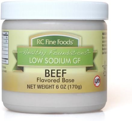 RC Fine Foods Healthy Foundations Low Sodium Gluten-Free Base, Beef, 6 Ounce