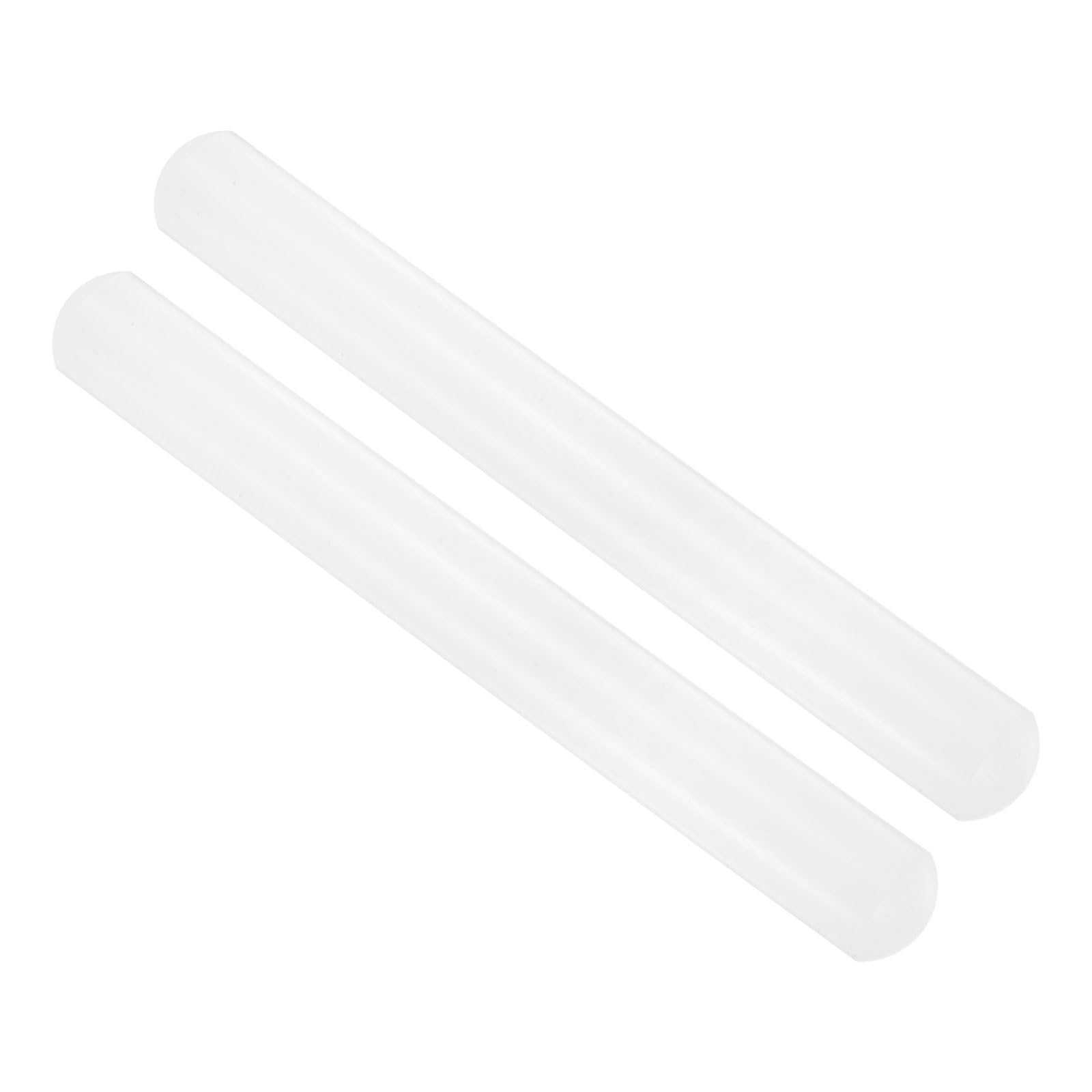 CoCud Fondant Rolling Pin, 9" Length, PP Plastic Non-Stick No Handle Fondant Roller Dough Roller - (Applications: for Baking Fondant DIY), 2-Pieces