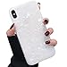 BOFTALE Cute Case for iPhone Xs Max, Girls Women Glitter Translucent Shell Pattern Design Clear Slim Soft TPU Silicone Cover Pretty Phone Case Compatible with iPhone Xs Max (Colorful)