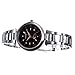 Casio Women's Core LTP1322D-1A Silver Stainless-Steel Quartz Watch with Black Dial