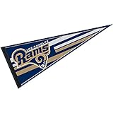 LA Rams Pennant and 12