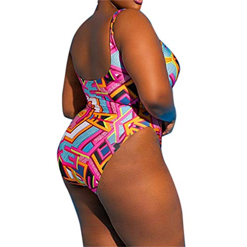 Women Bikini Swimwear,Women's one Piece Monokini Swimsuits Sexy Tankini Bathing Suit Cheeky Retro Beachwear Underwear - Thumbnail 2