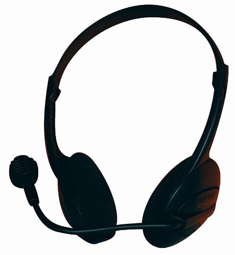 Audio Technica ATH-COM2 Stereo/dynamic Boom Mic Combination Headset