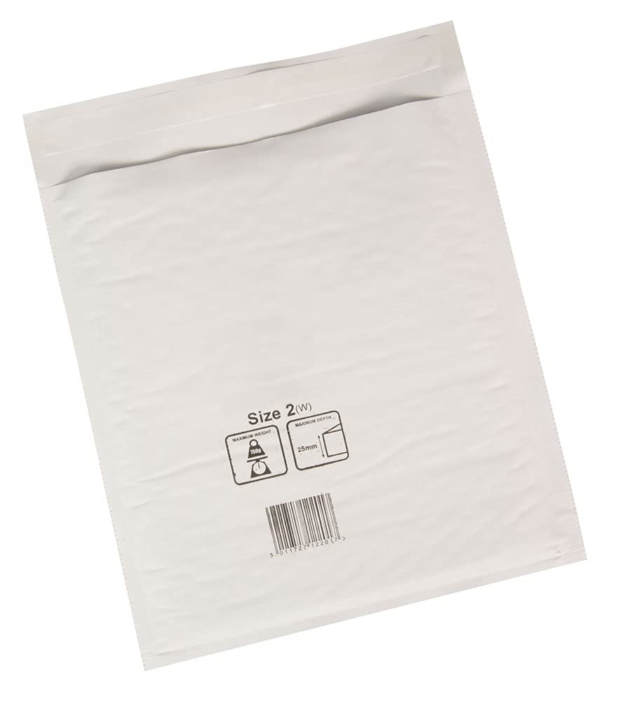 Jiffy Mailmiser Protective Envelopes Bubble-lined No.1 White 170x245mm Ref JMM-WH-1 [Pack of 100]