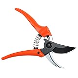 FLORA GUARD Professional Sharp Garden Pruner – Bypass and Anvil Pruning Shears for Smaller Hands(Bypass)