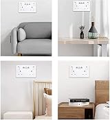 Mscien Wall Socket Double Switched with 2 USB and Type C Fast Charge 13A 2 Gang view 5