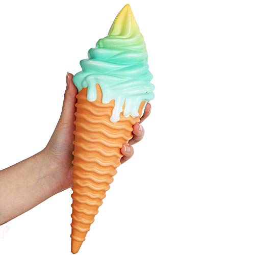 image for R HORSE 11.8 Inch Jumbo Galaxy Torch Ice Cream Squishy Toy Slow Rising
