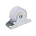 Uxcell a16081600ux0092 Furniture Trolley 1 Inch Diameter Iron Top Plate Silent PVC Fixed Caster Wheel 8pcs (Pack of 8)