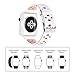 Compatible for Watch Breathable Band 38mm 40mm 42mm 44mm, Silicone Replacement Wristband Sport Strap with TPU Protective Case Replacement with Watch Series 4,3,2,1, 5 Pack - 38mm