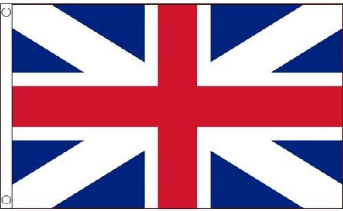 Kings Colours Flag 5Ft X 3Ft Union Jack Uk British Banner With 2 Eyelets New by Kings Colours