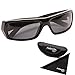 Polaryte HD Vision Polarized Sunglasses For Men Women Driving Sports Golf UV Protection Black