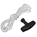 Podoy Lawn Mower Pull Starter Handle Rope Recoil with Cord Line 1.1M for Petrol Starter Mower Engine Universal(Pack of 3)