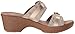 Dansko Women's Jessie Flat Sandal, Taupe Marble Suede, 40 EU/9.5-10 M US