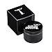 Black Tie Grinders - Next Level - Best Rated Herb Grinder, 2.5 Inch, 4 Piece, Aluminum (Black)
