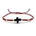 Red String Protection Bracelet Against Evil Eye Genuine Jet Stone Azabache para Para el Mal de Ojo