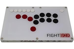 FightBox B1-PC All Button Leverless Arcade Fight Stick Game Controller Compatible With PC/PS3/Switch
