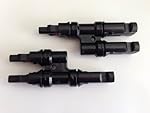 ALEKO TS-C02 Pair Branch Connectors Solar MC4 Connectors Y connector MMF+FFM