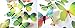 Wall Sticker,DOUMI 12PCS Decal Home Decorations 3D Butterfly Rainbow-Green