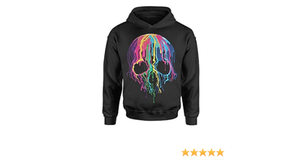 paint drip hoodie amazon