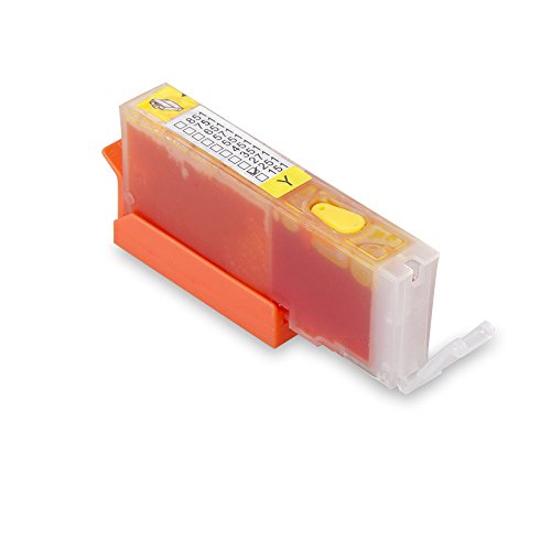 Aomya 5 Pack PGI-250 CLI-251 Refillable Ink Cartridge Full Ink with Auto Reset Chip Replacement for Canon Pixma IP8720 iX6820 MG7520 MG5500 MX922 MX920(1 PGBK, 1 Black, 1 Cyan, 1 Magenta, 1 Yellow) - Thumbnail 3