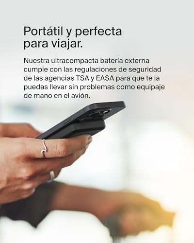 BoostCharge Pro 5000mAh Bateria Externa Sem Fios com Qi2, Carregador Portátil Compatível com MagSafe + Suporte para Cavalete, Bateria Portátil para Telemóveis 16, iPhone 15, 14, 13 e outros, Preta