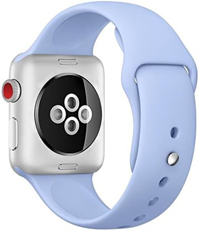 Apple Watch Band 42mm,Fendy Soft Silicone iWatch Sport Band for Apple Watch Series 3,Series 2,Series 1,Sport &amp; Edition,Lilac