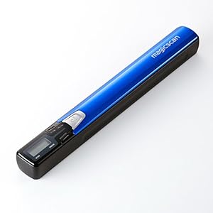 サンワダイレクト ハンディスキャナ A4 自炊対応 OCR機能 ハンディスキャナー ブルー 400-SCN012BL