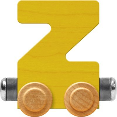 NameTrain Bright Letter Car Z - Made in USA (Yellow)
