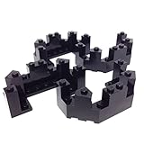 Lego Parts: Dragon Knights Castle - Roof Turret Top 4 x 8 x 2 1/3 (Service Pack of 4 - Black)