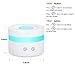 BESTEK Mini USB Diffuser Aromatherapy Oil Diffuser with 7 Color LED Lights Changing and Waterless Auto Shut-off Function for Home Office Bedroom Room, 100 ml