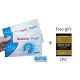 Maikoa 12Pcs /2bags Diabetes Pads, Keep Blood Sugar Balance, Pure Natural Herbal Diabetes Plasters Health Care