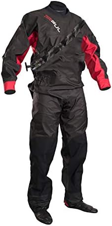 GUL 2018 Dartmouth Eclip Zip Drysuit Black/RED GM0378-B5 with Free Undersuit