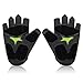 Trideer Ultralight Cycling Gloves (Half Finger) – Breathable Lycra & Anti-Slip Shock - Absorbing Silica Gel Grip, Mountain Road Bike Gloves Men/Women