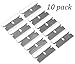 10 Pack Razor Blades Single Edge- High-Grade Long Lasting Carbon Steel Single Edge Razor Blades Ideal for Standard Safety Scrapers, Removing Paint and Decals- by Katzco