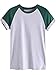 ROMWE Women's Casual Short Sleeve Jersey Cotton T-Shirt Heather Tee Grey L