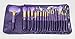 Amazing2015 Professional Cosmetic Makeup Brush Set with Bag -purple