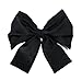 Women's 1950s Retro 3/4 Sleeve Bow Cocktail Party Evening Dress Work Pencil Dress Black X-Large