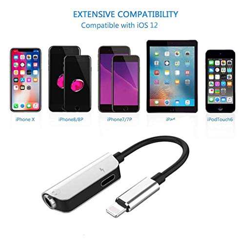image for Ambrrhty Headphone Adapter for iPhone Adaptor 3.5mm Jack Dongle Earpho