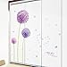 New Removable Vinyl Wall Sticker Mural Decal Art Purple Dandelion