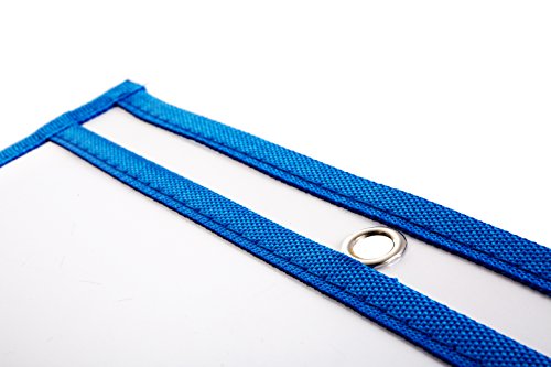image for Blue Summit Supplies 30 Multicolored Dry Erase Pockets, Oversize 10 x 