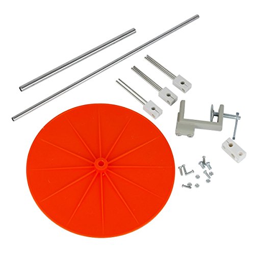 HONEYSEW Sewing Machine Binding & Tape Holder Reel With Mounting Clamp 10inch Disc