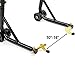 Venom Motorcycle Front+Rear Dual Lift Stand - w/Spools Compatible with Kawasaki Ninja ZX-14 ZX1400 2006-2011
