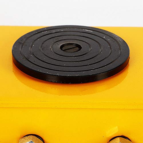 12 Ton Machinery Mover,Heavy Duty Machine Dolly Skate 8-Rollers Machinery Mover 360°Rotation for Warehousing Distribution Transportation USA Stock (Yellow) - Thumbnail 6