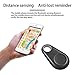 GBD 3 Pack GPS Tracker Smart Key Finder Locator for Kids Boys Girls Pets Keys Wallet Keychain Car Dog Cat Child Phone Alarm Anti Lost Selfie Shutter Wireless Seeker Sensor Easter Holiday Birthday Gift