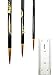 Easyou Hu Brush Chinese Brush for Regular Running Script of Calligraphy and Figure Flower Drawing Pure Wolf Hair(Weasel) 3pcs/pack(Size:L+M+S) mbdq